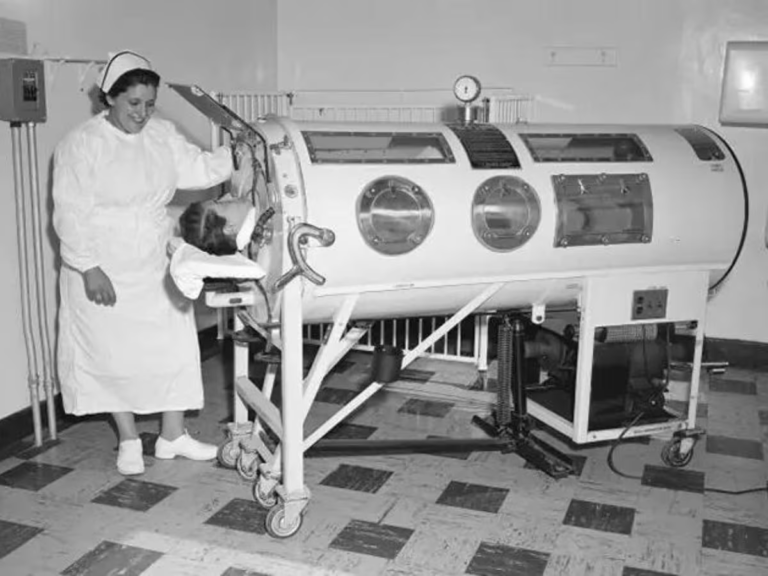 The man was 7 feet tall with an 'iron lung', was 'carrying around with it in his chest' for 70 years, and was living a life like a hell! Now…